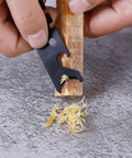 Using Campfire Starter Tool That Lights Pine Wood Fires Fast And Easy No Hassle for kindling preparation