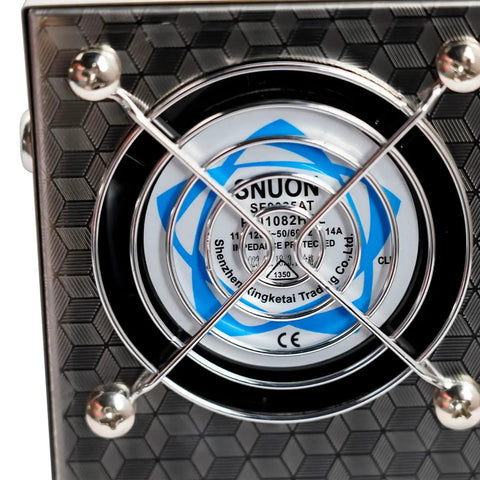 Heavy Duty 2L Jewelry Steam Cleaner And Gem Washer With 1300 Watt Blast and rustproof build top view with logo and details.