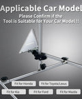 DIY Friendly ADAS Calibration Tool Kit For Honda, Toyota, Kia, And Ford, Includes Pro Grade Radar Aiming, Corner Reflector Setup