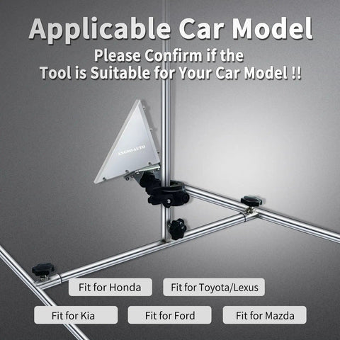 DIY Friendly ADAS Calibration Tool Kit For Honda, Toyota, Kia, And Ford, Includes Pro Grade Radar Aiming, Corner Reflector Setup
