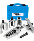 No Sweat Garage Ready Front End Service Kit With Ball Joint Separator Tie Rod End Puller And Pitman Arm Tool Set for fast repair tools.