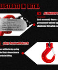 Heavy Duty Double Leg Chain Sling With Grab Hooks, 5 Foot Length And Five Sixteenth Inch Chain, aluminum tag and sling hook