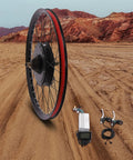 26 Inch Electric Bicycle Conversion Kit With 72V 2000W Rear Hub Motor Plug And Play LCD Display Pedal Assist Sensor 9 Speed