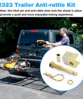 No Sway Anti Rattle Hitch Pin Shim For 2 Inch Trailer Receivers Fits Five Eighth Inch Pin Hole Keeps Ball Mount Tight And Quiet