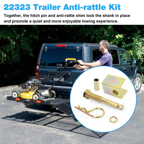 No Sway Anti Rattle Hitch Pin Shim For 2 Inch Trailer Receivers Fits Five Eighth Inch Pin Hole Keeps Ball Mount Tight And Quiet