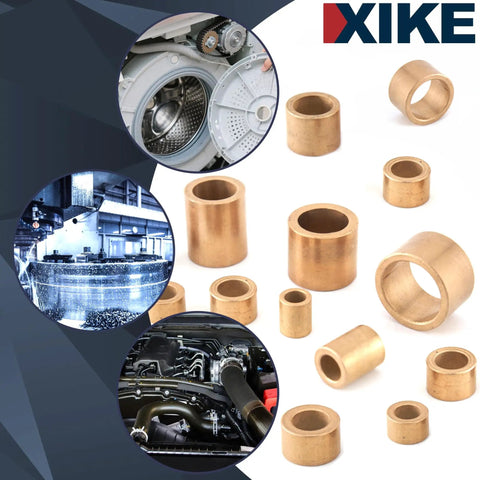 Set Of 10 Self Lubricating Sintered Bronze Bearing Sleeves 5mm By 7mm By 10mm Maintenance Free Bushings For Heavy Duty Industrial Machinery Wear Resistant Precision Parts Vibration Damping Shaft Isolation Easy Fit