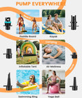 Rechargeable Electric Paddle Board Pump With 20 PSI 13500mAh USB C Battery Portable SUP Air Pump For Inflatables Kayaks