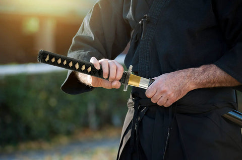 Unsharpened Aluminum Alloy Katana Iaito For Iaido Training With 28 Inch Blade Fuller Groove Audible Swing Geometric Tsuba Safe Practice Sword