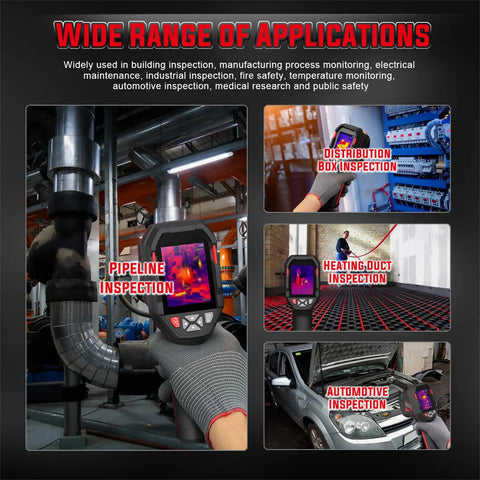 Pro Grade 240x240 Thermal Imaging Camera Handheld Infrared Scanner For HVAC Pros And Home Inspectors monitoring various applications