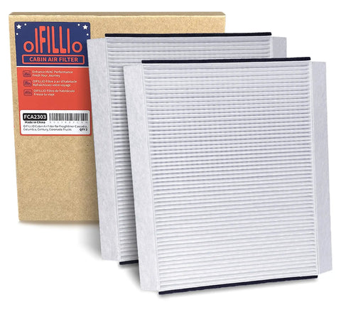 Truckers Choice Cabin Air Filter For Volvo VNL 780 760 860 670 630 And VN VNM VH VHD Trucks with packaging background