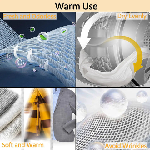 Illustration showing benefits of using Direct Replacement Lint Filter Screen And Case Cover W10828351 for stackable washer and dryer.