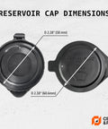 Windshield Washer Fluid Reservoir Cap Fits Toyota Camry Corolla RAV4 Highlander Sienna Avalon Tundra Prius 2002 Through 2022 Replacement Black