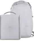 Norite 24L Modular Camera Backpack For DSLR Lenses And 15-16 Inch Laptop Weatherproof Recycled Nylon In Ash Grey with modular insert