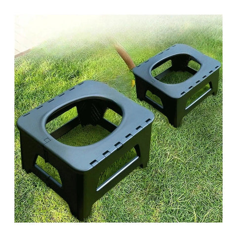Portable Camping Toilet For Outdoors Lightweight Rubber Mobile Toilet Gear For Hiking And Camping, No Fuss Setup
