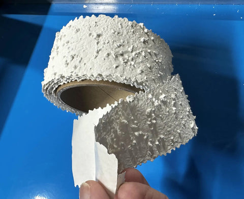 Self-Adhesive Pre-Textured Popcorn Ceiling Patch Roll For Easy DIY Repairs, Paint Ready And Stain Cover, 2 In By 5 Ft