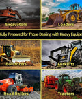 Heavy Equipment Keys Master Set For Construction Machines, showcasing excavators, loaders, bulldozers, forklifts, road rollers, tractors