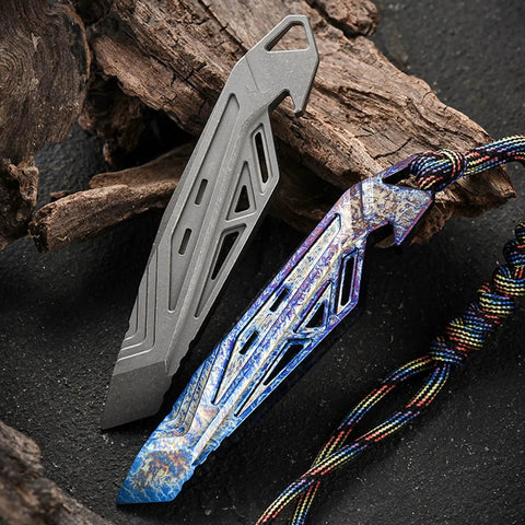 Dope Multitool Pry Bar Bottle Opener For Camping And Outdoors shown on a textured surface with rope handle detail
