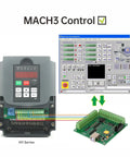 Mach3 control interface for VFD Inverter For 3 Phase Motors From Single-Phase To Three-Phase 220V, 0-400Hz Speed Control unit.
