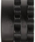 Heavy Hitter Double Strand Roller Chain Sprocket 08B 68 Tooth showing side view with duplex type B hub and black high carbon steel material.
