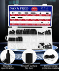 Must Have Nylon Hex Standoff Kit M2 M3 Female And Male Spacers for PCB Drone Prototyping and Computer Circuit Boards Plastic Threaded Spacers Includes White M2 120Pcs And Black M3 180Pcs in Storage Box 300Pcs