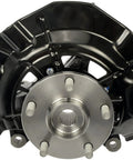 Front view of Front Driver Side Wheel Bearing And Hub Assembly For Select Toyota Models OE Fix All In One Loaded Knuckle Kit Pre Pressed