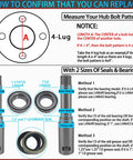 Diagram showing Trailer Hub Kit 4 On 4 Inch 2000 Lb Axle 4 Lug Fits 1 In And 1-1/16 In Spindle With Extra Dust Cap and Rubber Plug