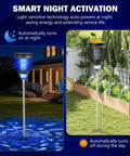 Super Effective Solar Bug Zapper Outdoor Kills Mosquitoes Gnats Flies Fast With 4200V High Voltage Zap Flame Projection