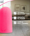Sleep Pretty In Pink Ear Plugs For Sleeping - Petite Sized Foam Noise Reduction Plugs With 32 NRR To Block Snoring Partners, Dorm Mates, Loud Concerts And Travel, 14 Pair Pack displayed with features like optimal recovery time.
