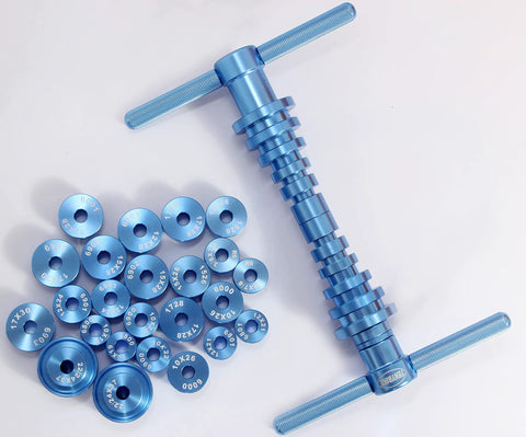 Aluminum Alloy Bicycle Bearing Press Set for Universal Wheel Hub Installation and Repair Durable Drift Tool Kit with various drift sizes