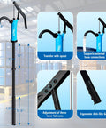 No Sweat Lever Action Barrel Pump with spout and ergonomic grip for smooth 55 gallon drum transfer of fuels and chemicals.