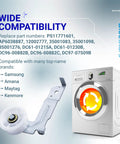 Upgraded Dryer Belt Kit With Dual Ball Bearings Idler Pulley And Sturdy Clip 92 Inch Drum Belt 0.3 Inch Width Replacement