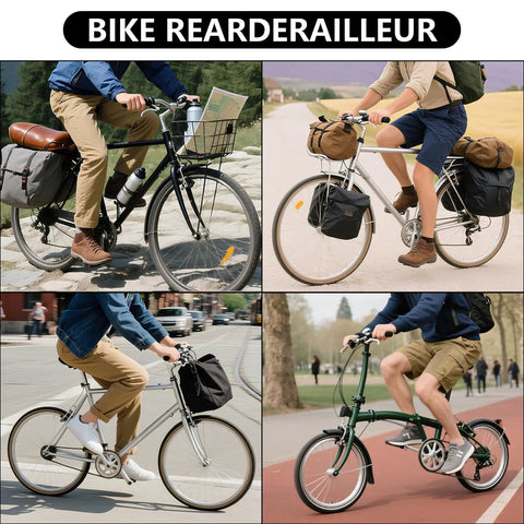 Three Speed Left Twist Shift Lever For 3 Speed Front Derailleur Lightweight on commuter bikes with handlebar view