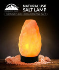 Multicolor USB LED Salt Lamp With Plastic Base For Home Office Dorm Decor, Hand Carved Salt Lamp For Relaxation Ambience Air Purification And Chill Vibes, glowing in dark setting
