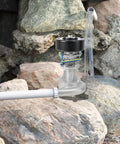 Portable 110V 220V 1000W Micro Hydroelectric Water Turbine Generator Power Station on rocks with water flow