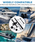 Complete Gimbal Bearing Puller And Alignment Kit For Mercruiser Alpha Bravo Volvo Sterndrive with tools and boats.