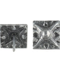 Heavy Duty Square Upholstery Nails Crafted From Solid Steel With Rich Pewter Finish, 5/8 In Head Tacks for DIY upholstery projects.