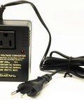 200W Travel Step Down Voltage Converter 220V To 110V For Europe And Asia with Euro plug and power cord