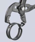 Hose Clamp Pliers For Click Clamps With Rotating Jaw Inserts, Push Button Quick Adjust, Lock In 15 Positions, Handles Tight Clamps In Hard To Reach