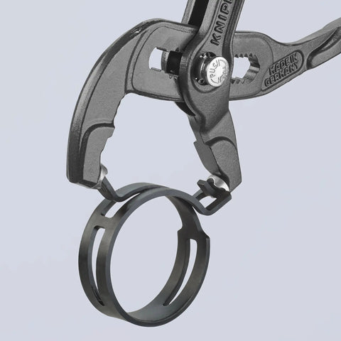 Hose Clamp Pliers For Click Clamps With Rotating Jaw Inserts, Push Button Quick Adjust, Lock In 15 Positions, Handles Tight Clamps In Hard To Reach