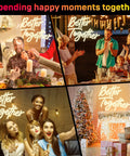 Better Together Neon Sign LED Light for Weddings and Home Bar Decor, USB Powered 16.7 by 13 Inch Warm White Glow