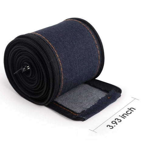 Pro Grade TIG Welding Torch Cable Cover With Cowboy Zipper Jacket Style 12 Feet Long Kevlar Stitching Heavy Duty Shield