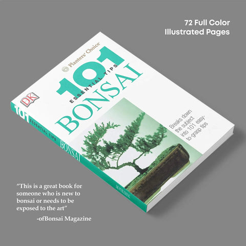 Cover of Bonsai 101 book from All In One Bonsai Tool Kit with Bonsai 101 Book and Fabric Storage Holder.