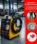 Electric Brake Fluid Bleeder Machine 110V for Easy Brake Fluid Exchange With Adjustable Pressure and One Adapter in garage