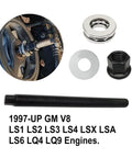 Pro Grade Must Have Harmonic Balancer Installation Tool For GM V8 LS Engines Including LS1 LS2 LS3 LS4 LSX LSA LS6 LQ4 LQ9 1997 And Up With Thrust Bearing And Wrench Included M12 X 1.75 Thread Size