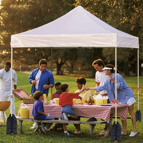 Beefed Up Heavy Duty Canopy Weight Bags Set Of 4 for instant outdoor shelters securing pop up tent during family picnic