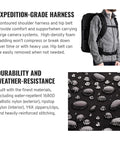 Expedition-grade harness and weather-resistant fabric detail of Carry-On Roadie Backpack 22 For DSLR And Mirrorless Cameras.