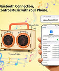 Build Your Own Bluetooth Speaker Kit For Kids And Teens No Soldering Required Easy Cool Hands On Wooden Electronics with LED