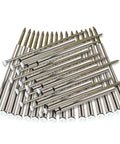 30 Sets White 7 Inch Gutter Screws With Stainless Steel Ferrule Durable Gutter Nails And Spikes Easy To Install Secure Gutter Fasteners