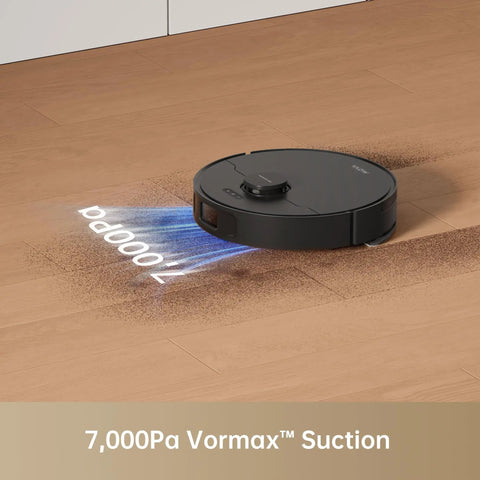 S10 Robot Vacuum Cleaner With 7000Pa Suction 260 Minutes Run Time Liftable Brush Self Charging Dock App And Voice Control