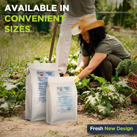 Organic Crab Meal Fertilizer 4 2 0 NPK, Calcium 18 Percent, Natural Soil Amendment For Garden, Lawn, And Flower Beds, Improves Soil Health And Boosts Plant Growth With Slow Release Nutrients, 20 Pound Bag in garden